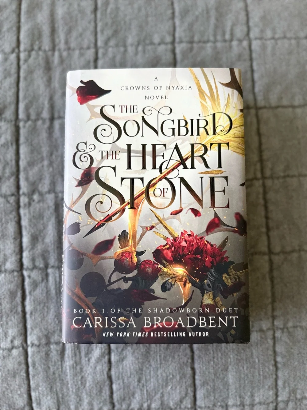 The Songbird & The Heart of Stone by Carissa Broadbent - Decorative Hardcover - Picture 1 of 2